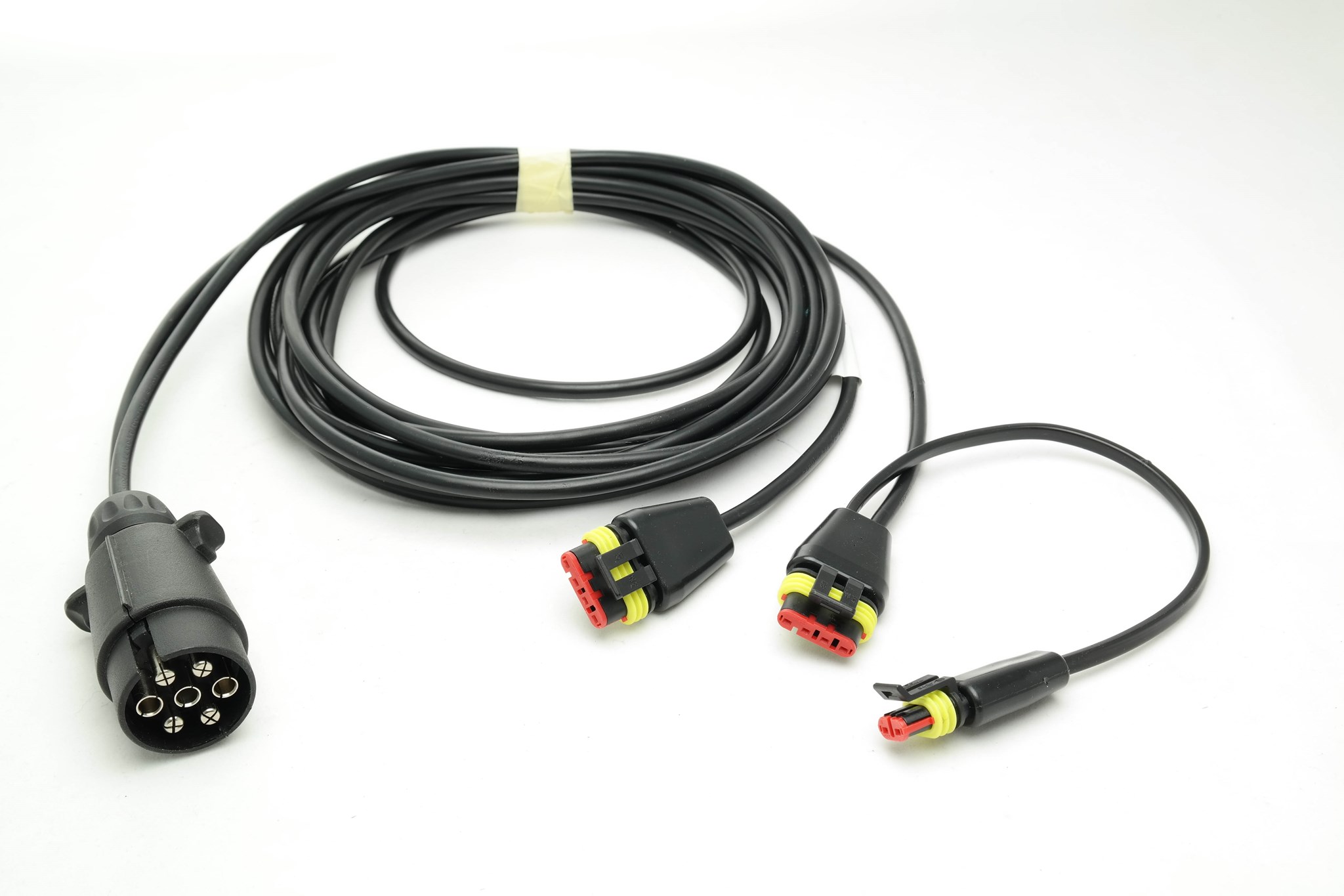 Bild von 58-1249-007 Aspöck Kabelsatz 3,6m/0,3m AMP ISO1724 7pol. Stecker AMP Supeseal
