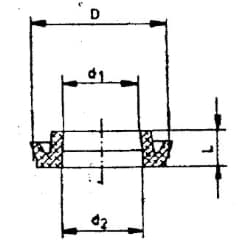 Bild von FTE H28316L05 Nutring 28,57 / 17,7-18,2 / 7,25 Bild 3  Bremsmanschetten