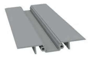 Aspöck 14-4230-637 Montageprofil für FlexLED medium flat / aufbau Länge 1m, schwarz, 