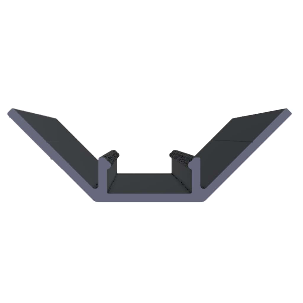 Aspöck 14-4230-727 Montageeckprofil 45° für FlexLED small Länge 2,5m, Alu