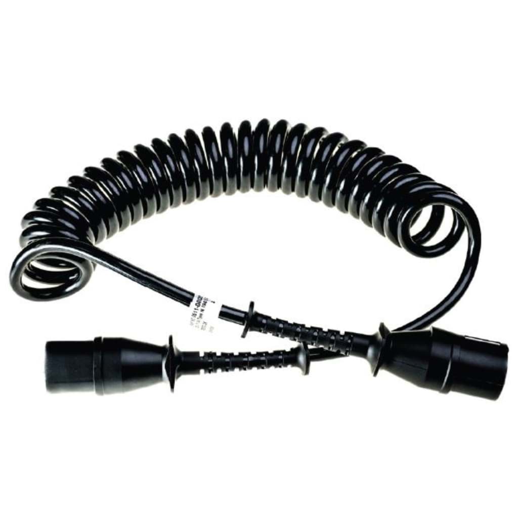 Aspöck 43-5600-004 Elektrowendel 3,5m AL 7pol Nato Type N 6x0,75mm²+1x1mm² ISO 1185, schwarz